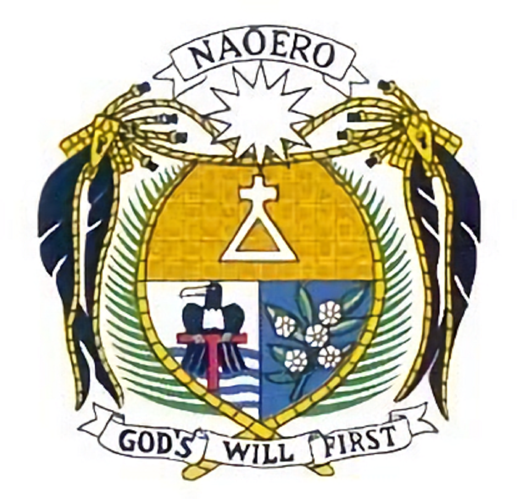 瑙鲁国徽中心图案为盾徽
