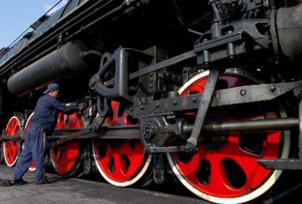 解放51型蒸汽机车图片