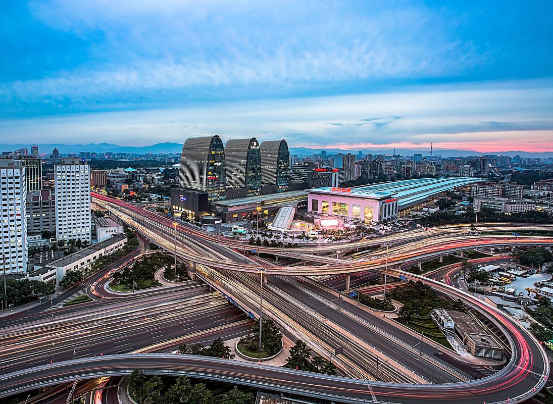 北京西直门桥夜景|摄影|环境/建筑摄影|摄影设计老师王林 - 原创作品 - 站酷 (ZCOOL)