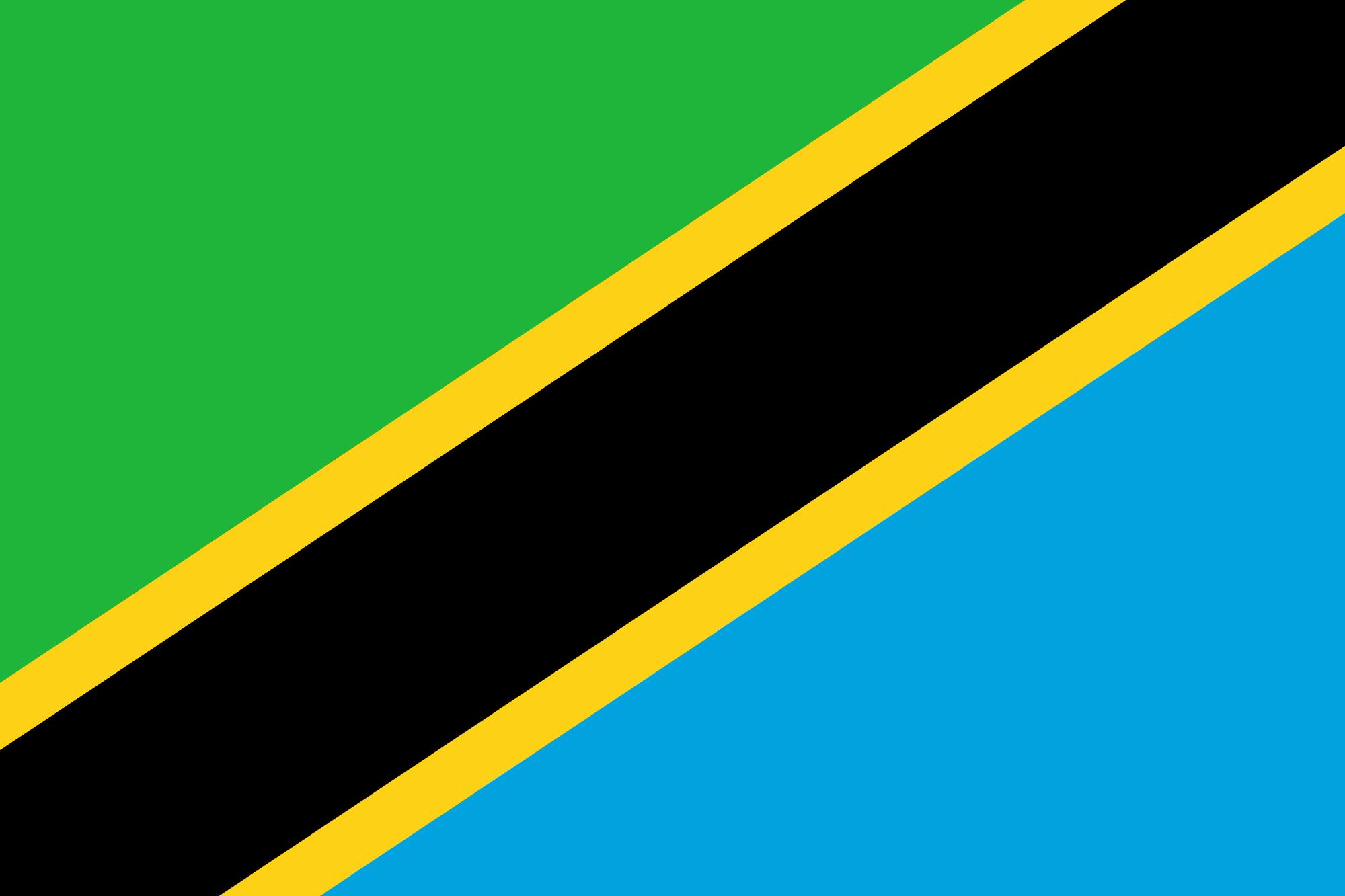坦桑尼亚的国旗图片