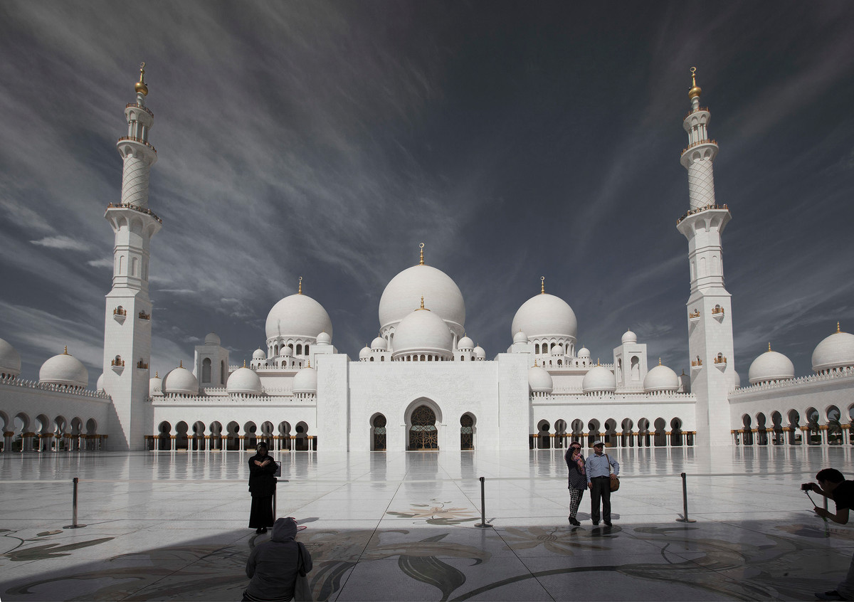 迪拜清真寺图片大全图片