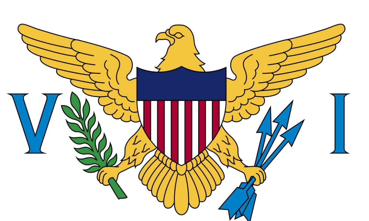 美属维尔京群岛的国旗图片