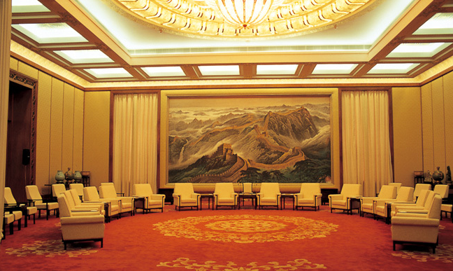 人民大会堂会客厅背景图片