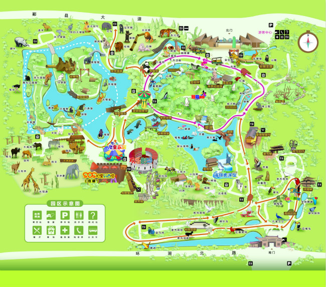 罗门环球乐园地图图片