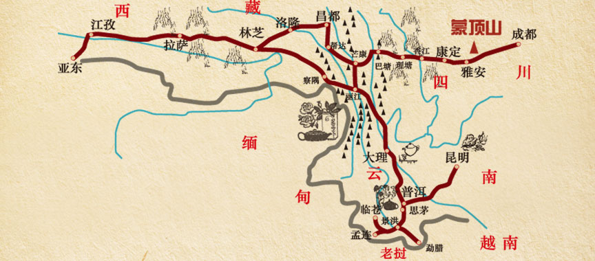 茶马古道(古代中国西南地区商贸通道)