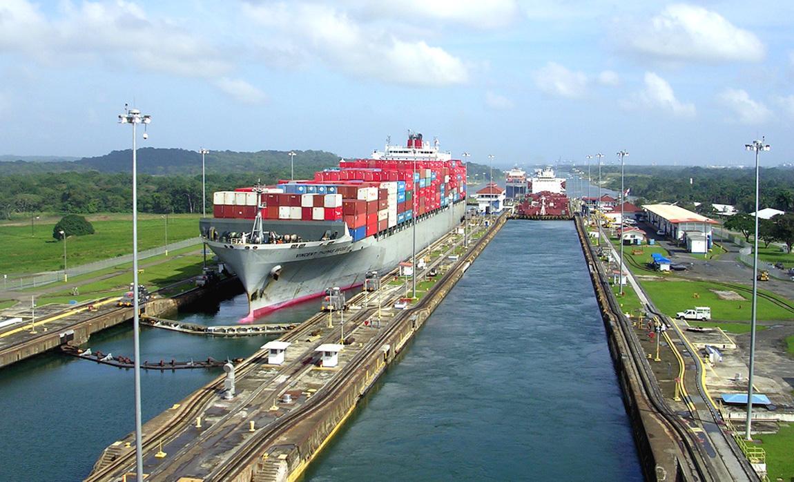 巴拿马运河高清图片