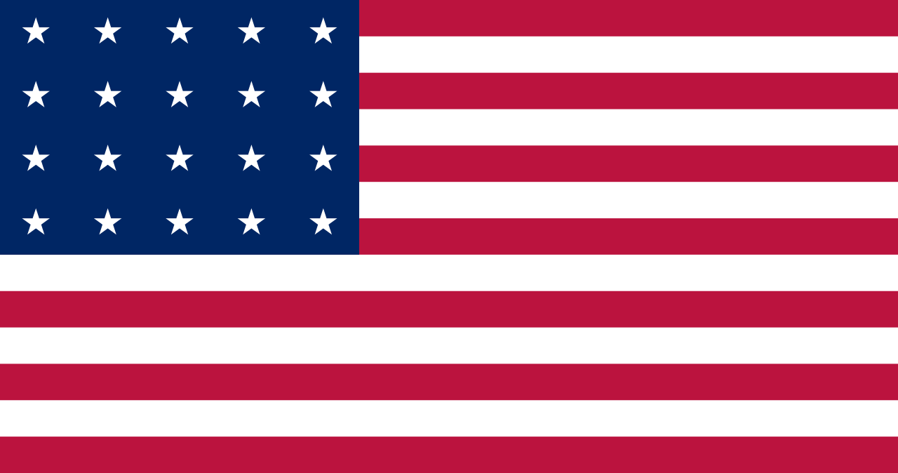 美国国旗组成图片